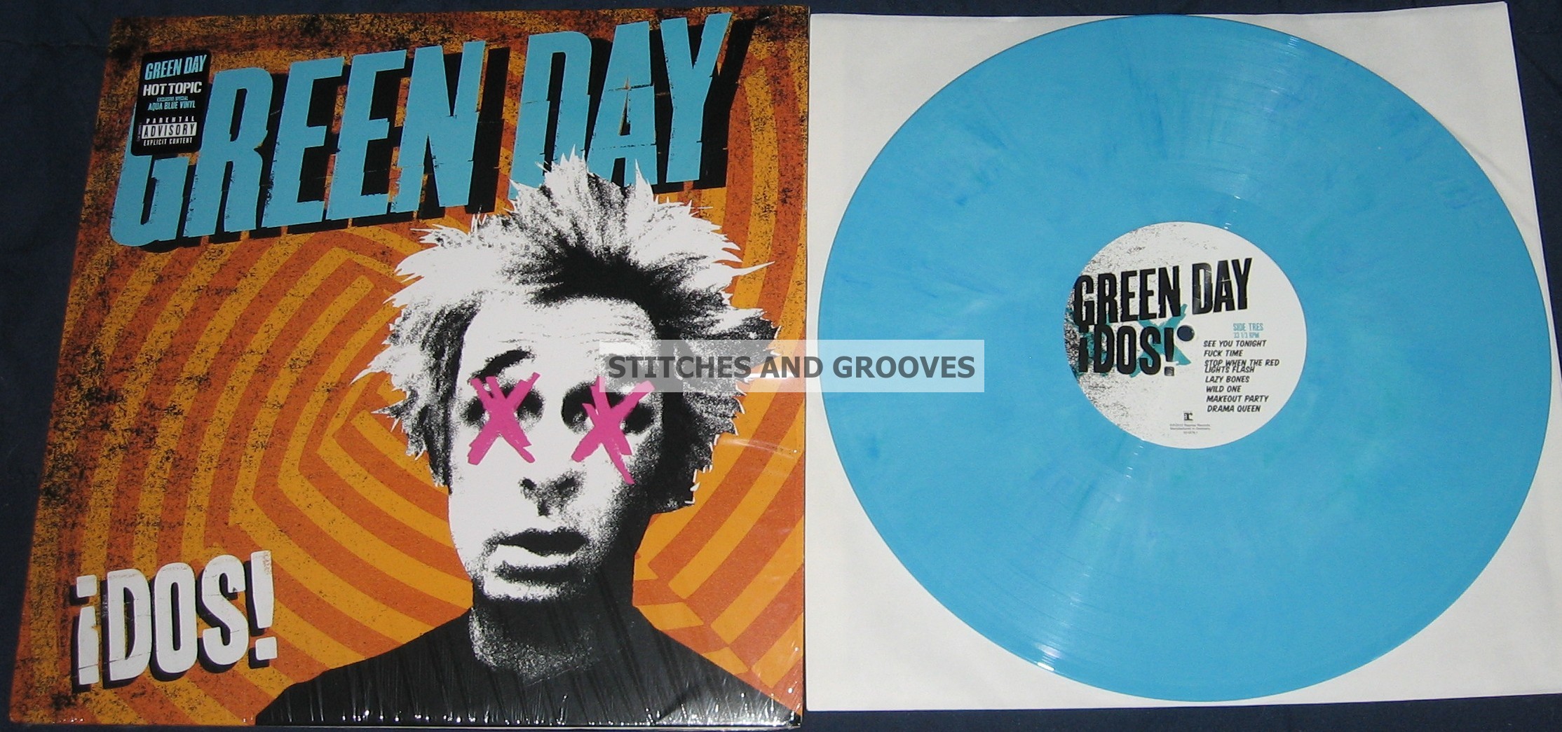 Green Day – Dos (1st Press) | Stitches and Grooves