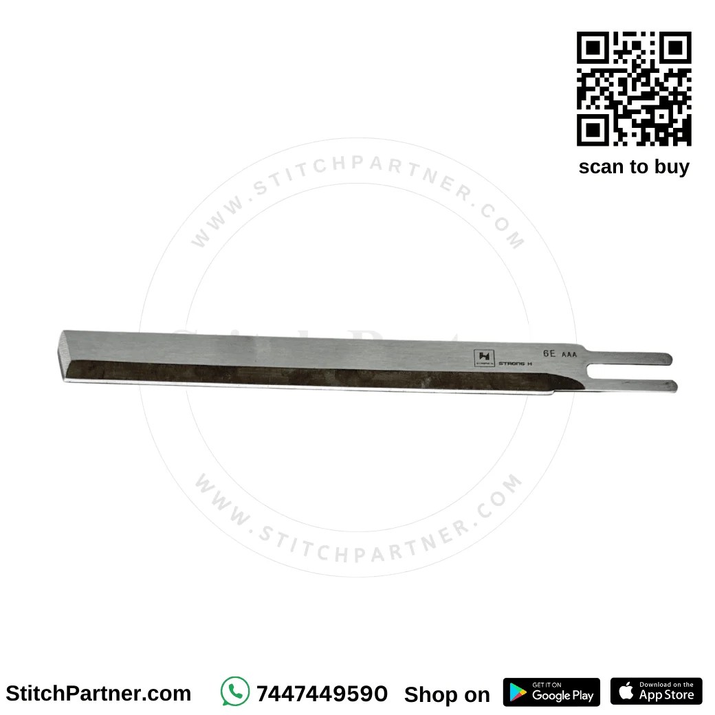 Straight knife blade for vertical cloth cutting machine