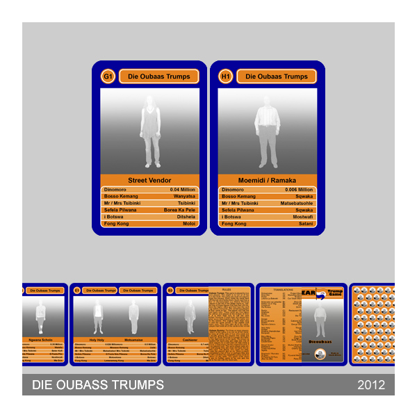 32 playing cards : 3 translation cards : 1 instruction card : 1 title card : 1 box 69 x 105mm