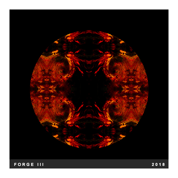 Mandala created from a Perlemoen Shell printed onto True Fibre Paper : 60x60cm : Edition 7