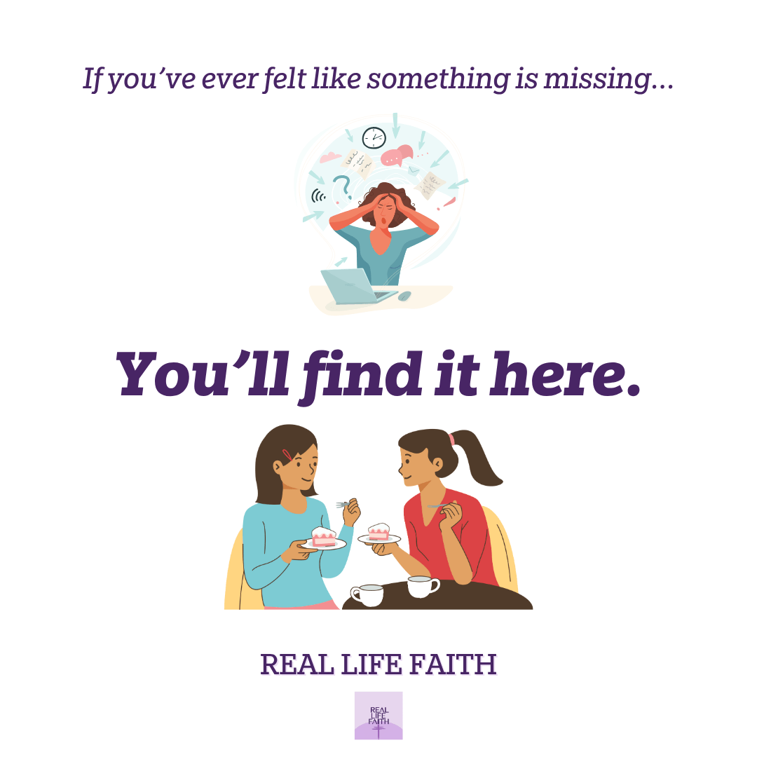 Overwhelmed - find help at Real Life Faith
