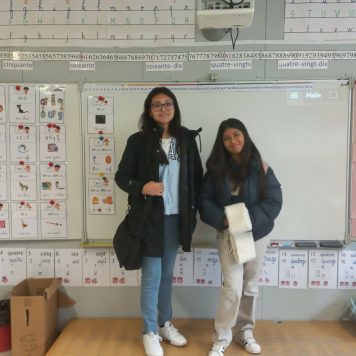 Luciana et Romina au Sacré Coeur de Janzé