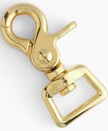 Snaps-Trigger Snap-Square-Solid Brass
