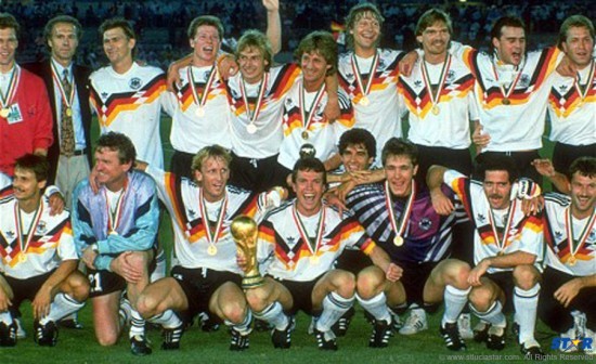 Champions Germany beat Argentina to win the 1990 world cup (AP Photo)
