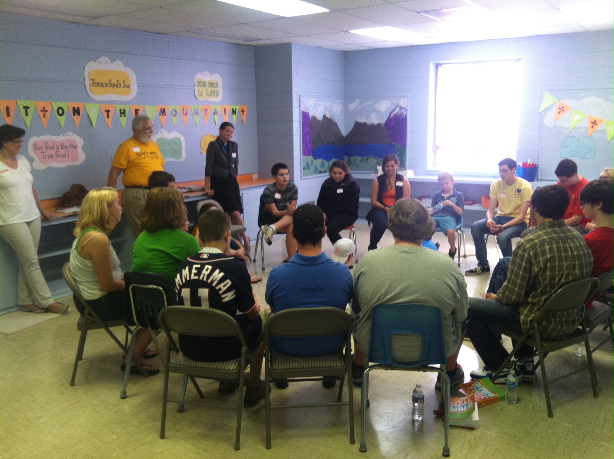 The Rev. Kate Costa leads the Youth