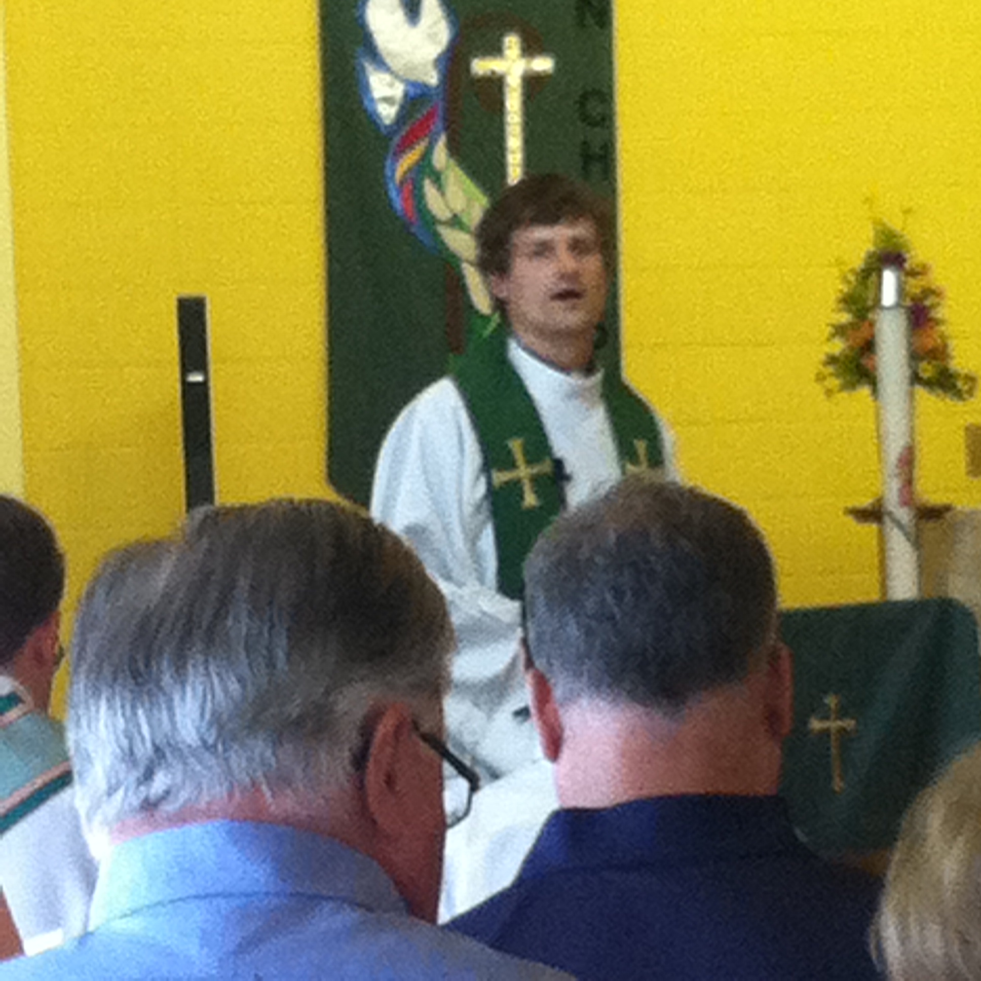 The Rev. Mark Parker served as the preacher for the day