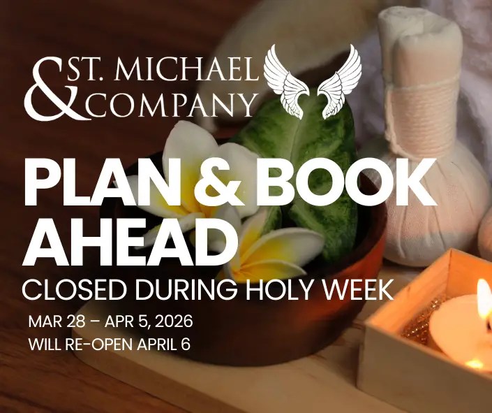 Plan & Book Ahead- Holy Week Advisory