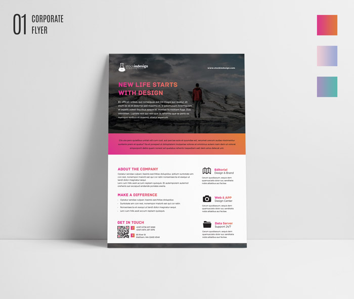 Free Indesign Bundle 10 Corporate Flyer Templates Stockindesign