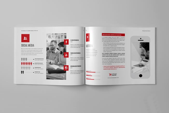 Business Plan Landscape Template Adobe Indesign Template