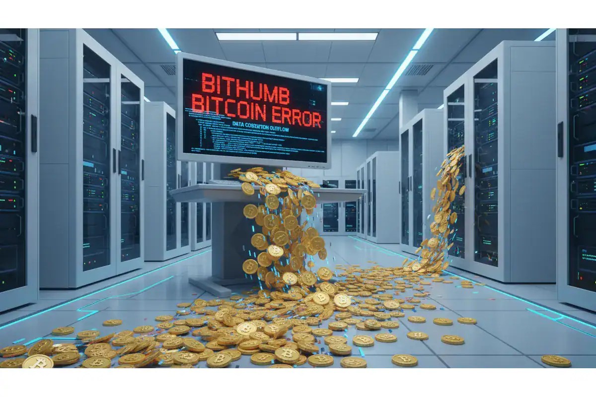 South Korean Crypto Exchange Accidentally Distributes 40 Billion Dollars in Bitcoin