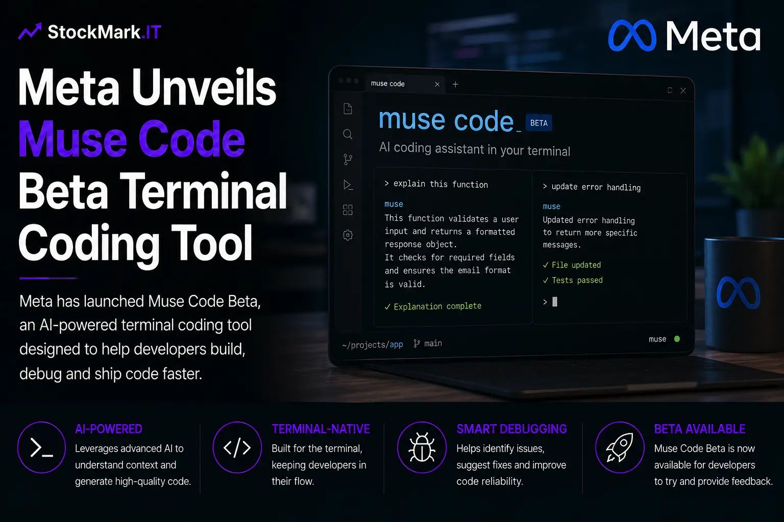 Meta Unveils Muse Code Beta Terminal Coding Tool