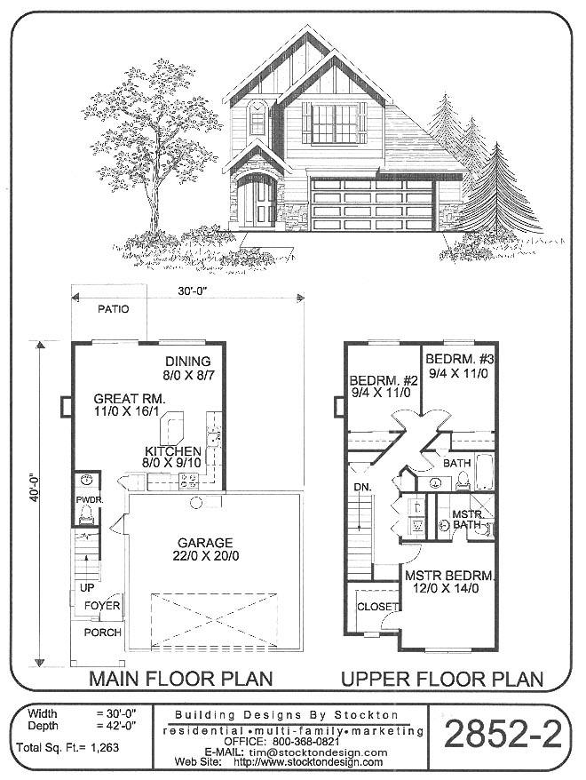Small house plans and floor plans