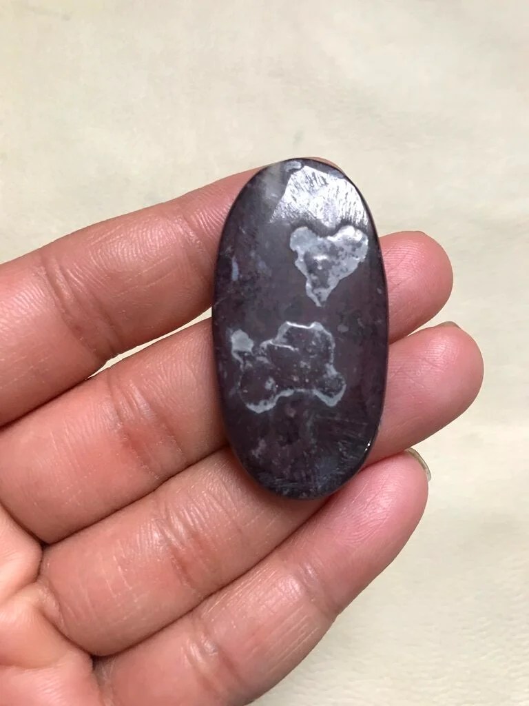 Rhodonite Cabochons 1 Piece Size 45 MM APPROX