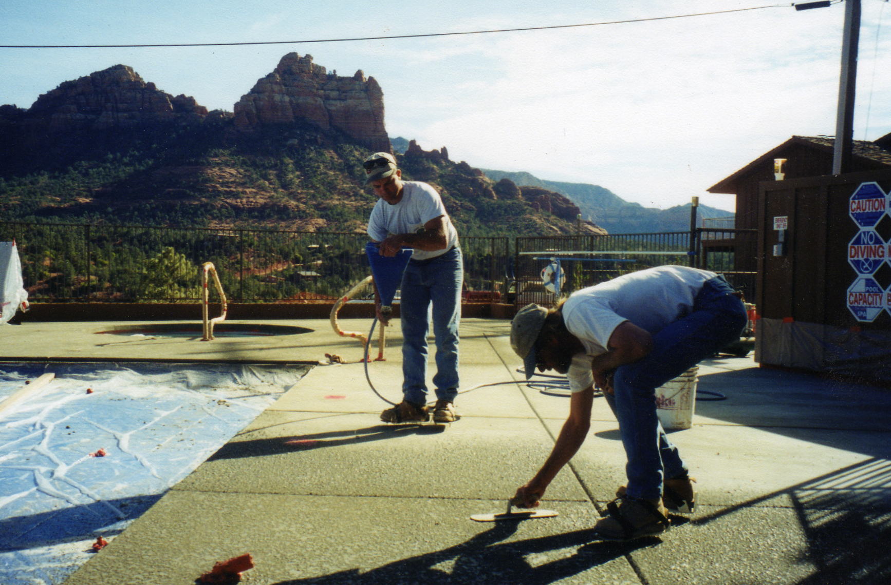 Concrete resurfacing