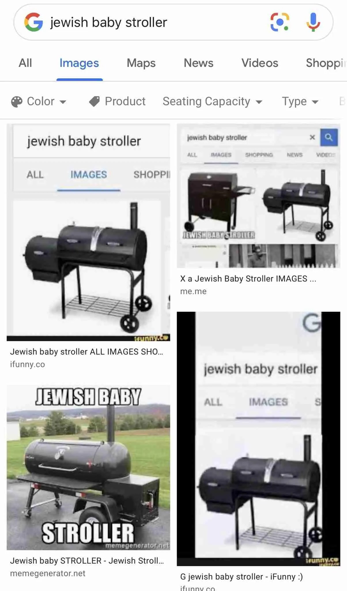 Google Under Fire for Allowing Oven Reference to Jewish Baby Strollers - StopAntisemitism