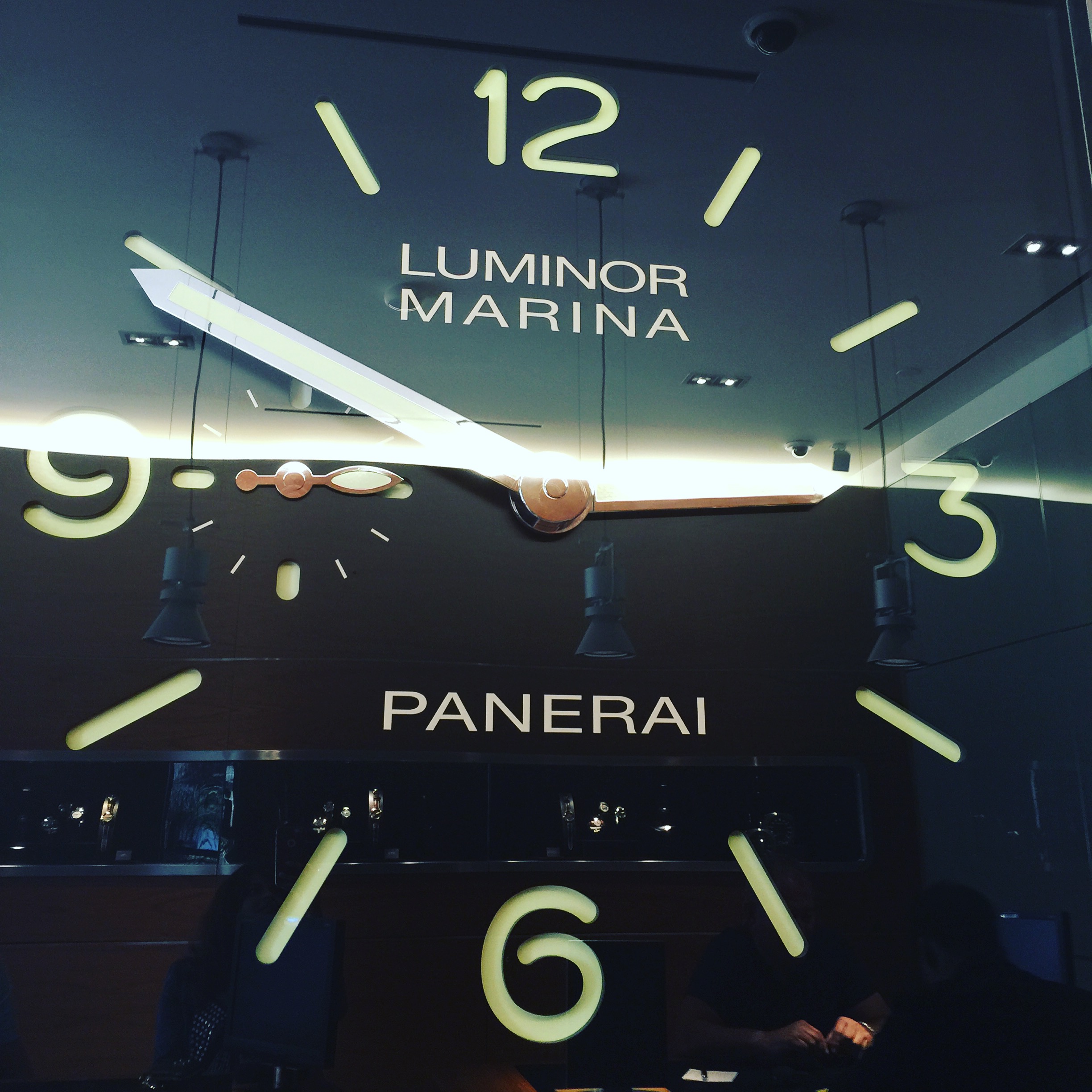 Panerai Life Size Clock Beverly Hills