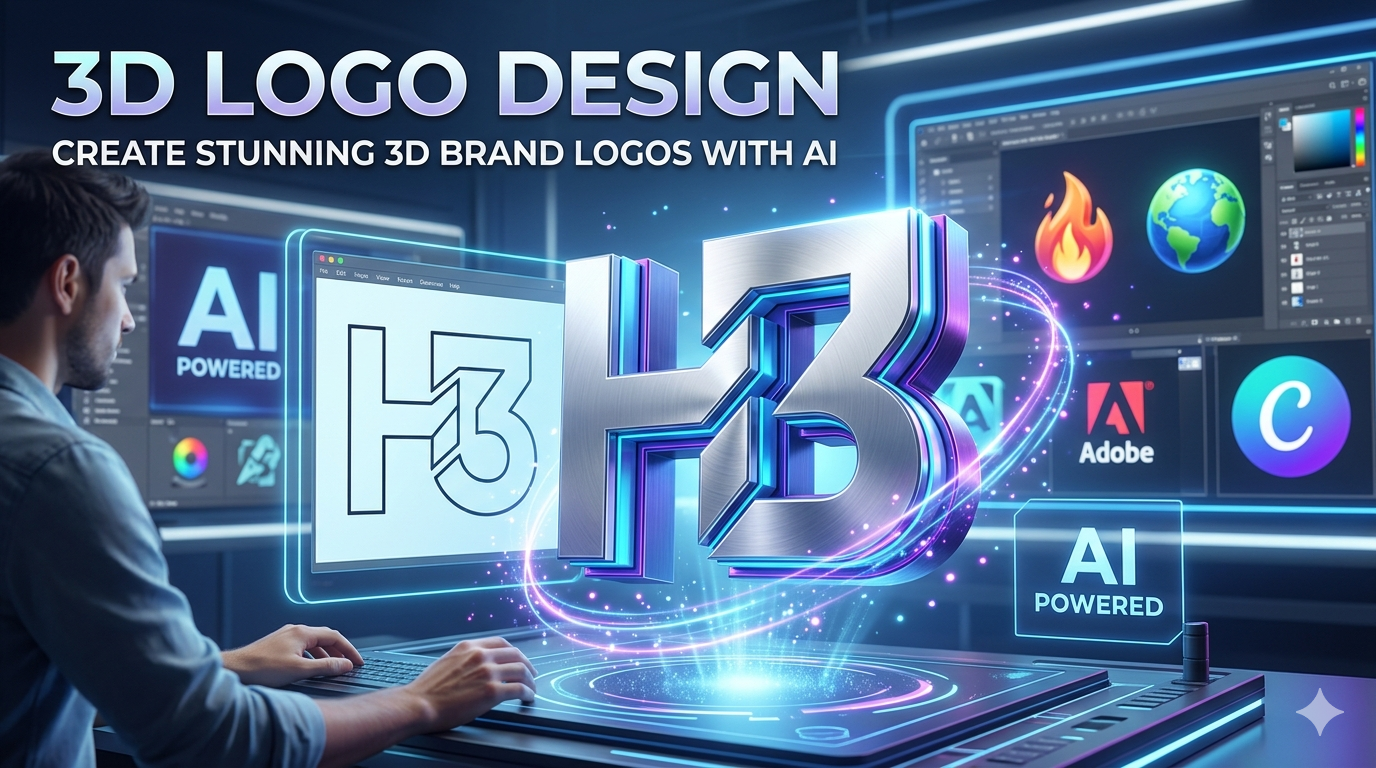 Conception de logos 3d