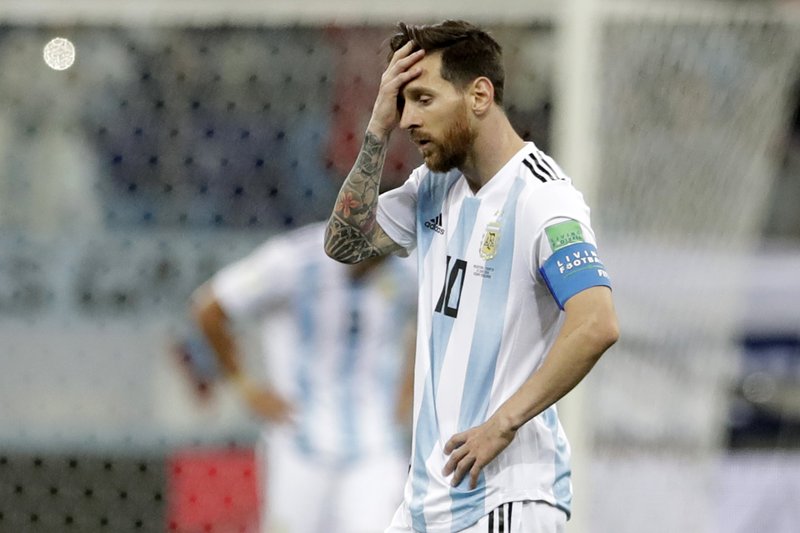 pics Messi Argentina messi argentina beaten 3 0 at world