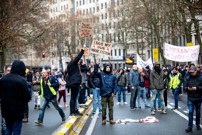 Manifestation Bruxelles : Brussels Protest Against Coronavirus Measures This Sunday
