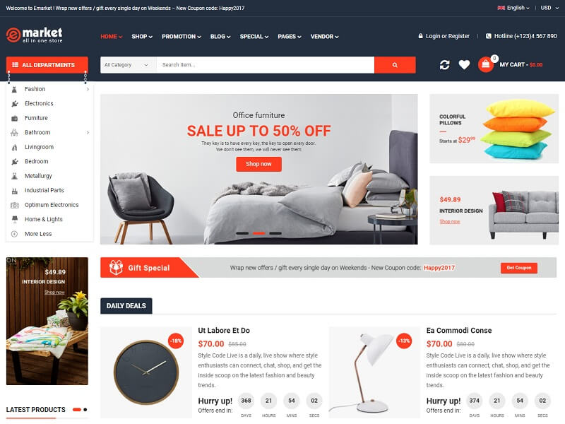 Each of these menu locations can have a custom menu assigned. 10 Best Multivendor Wordpress Themes In 2021 Digital Template Market