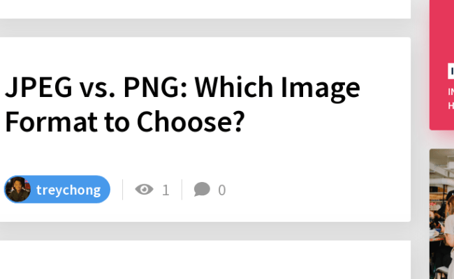 JPEG Vs. PNG: Which Image Format To Choose? - Indie Hackers