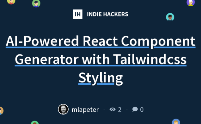 AI-Powered React Component Generator With Tailwindcss Styling
