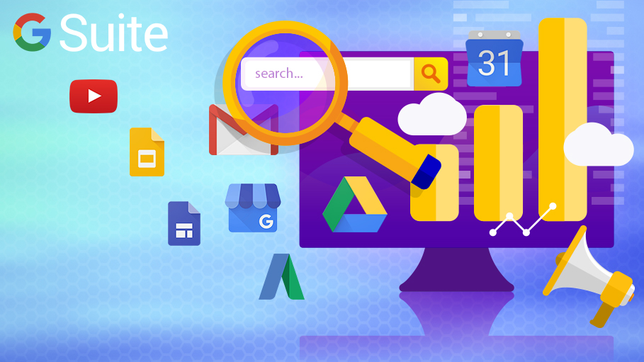 Various digital marketing strategies using g suite