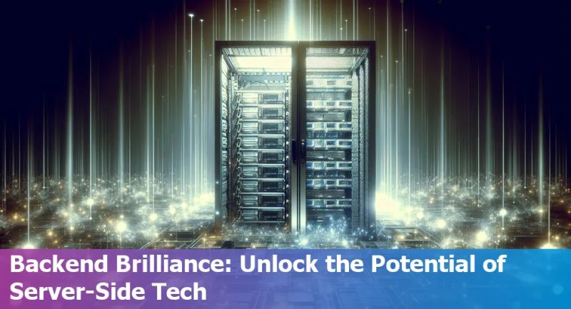 Server Side Technologies The Backbone Of Web Development - Incredible Abstract Illustration - Full HD