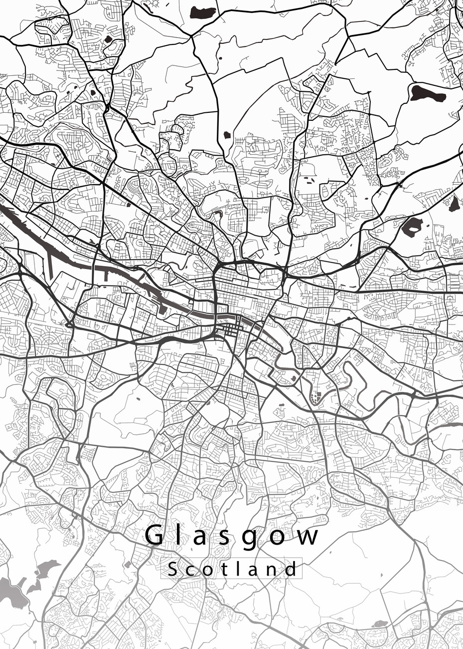 Glasgow Map Clyde Walkway Guide Maps Visit Lanarkshire 167717 