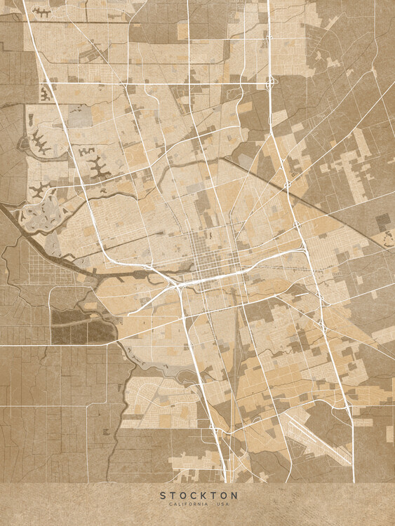 Mapa De Stockton California 166740.