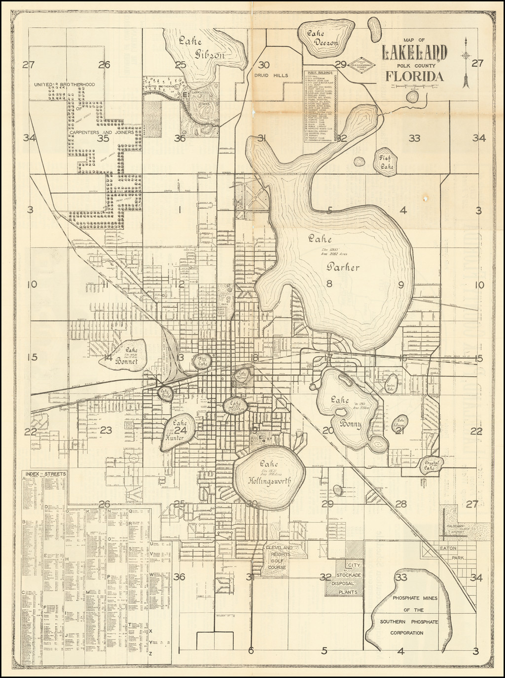 Lakeland Florida Map Map Of Polk County Fl 73933 