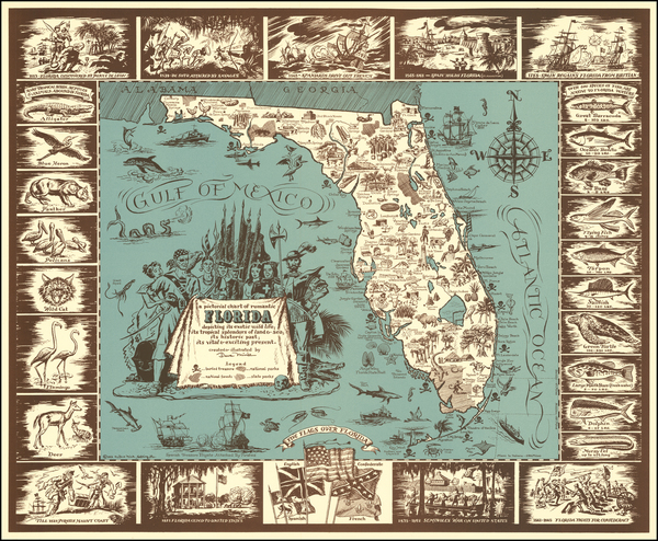 Old Florida Maps For Sale Rare Antique Old World Maps And Atlases At 62407 
