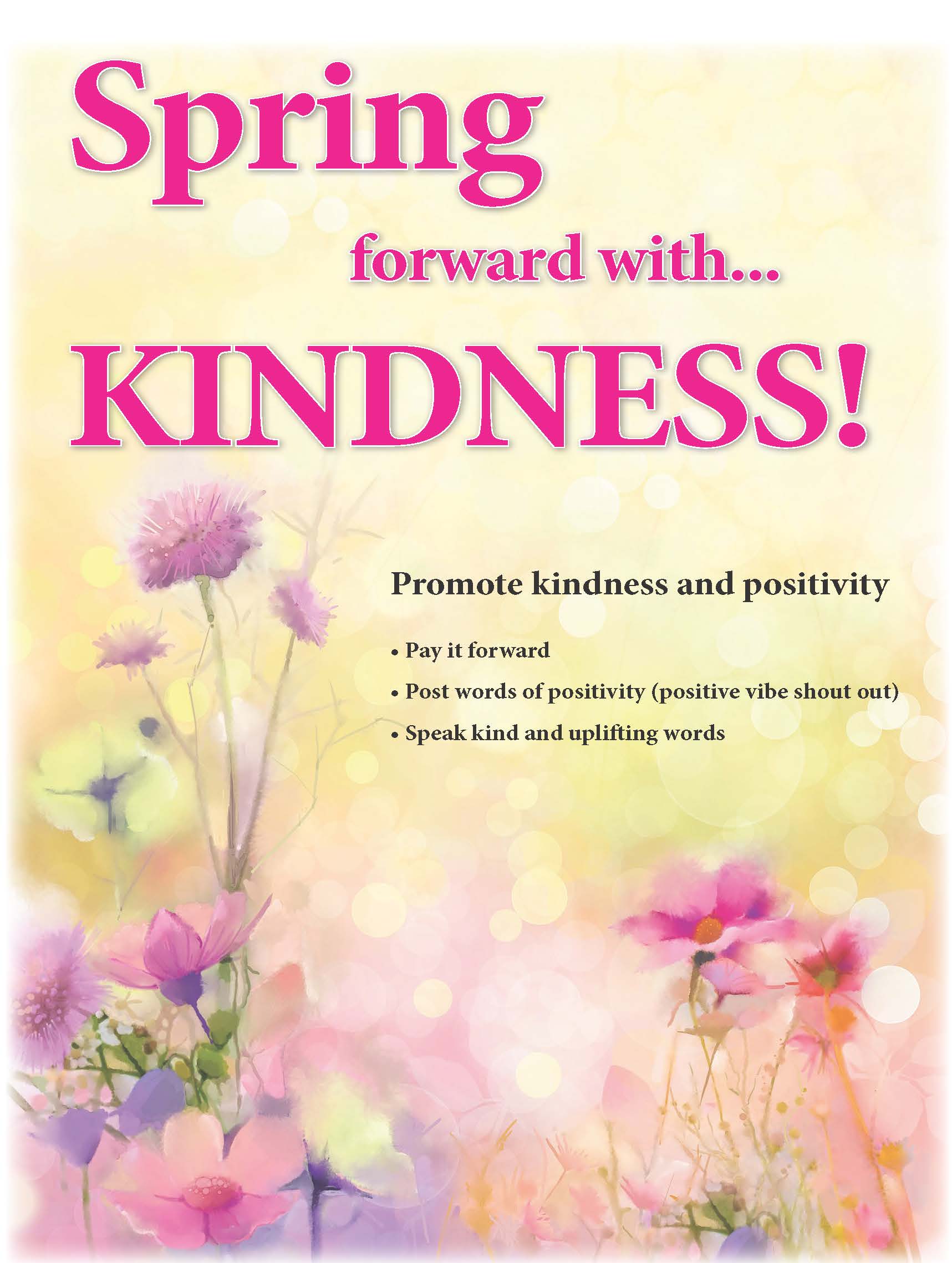 You are currently viewing Spring Forward with Kindness
