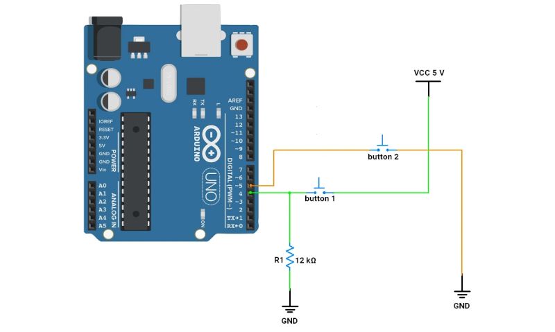 Gpio Programming Arduino Gpio Internal Pull Up 4 Ep Ewskills - Premium Colorful Pattern Gallery - Desktop