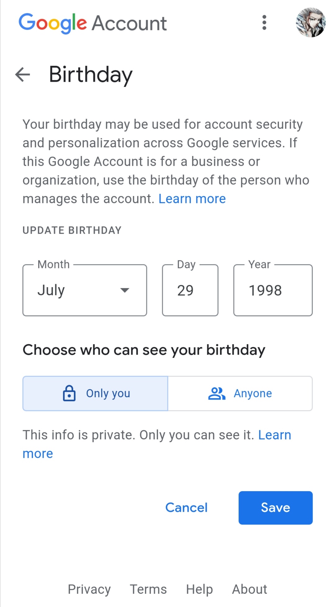 Follow these steps to verify your age in your google account: My Google Account Will Be Disabled After 12 Days What Am I Supposed To Do Google Account Community