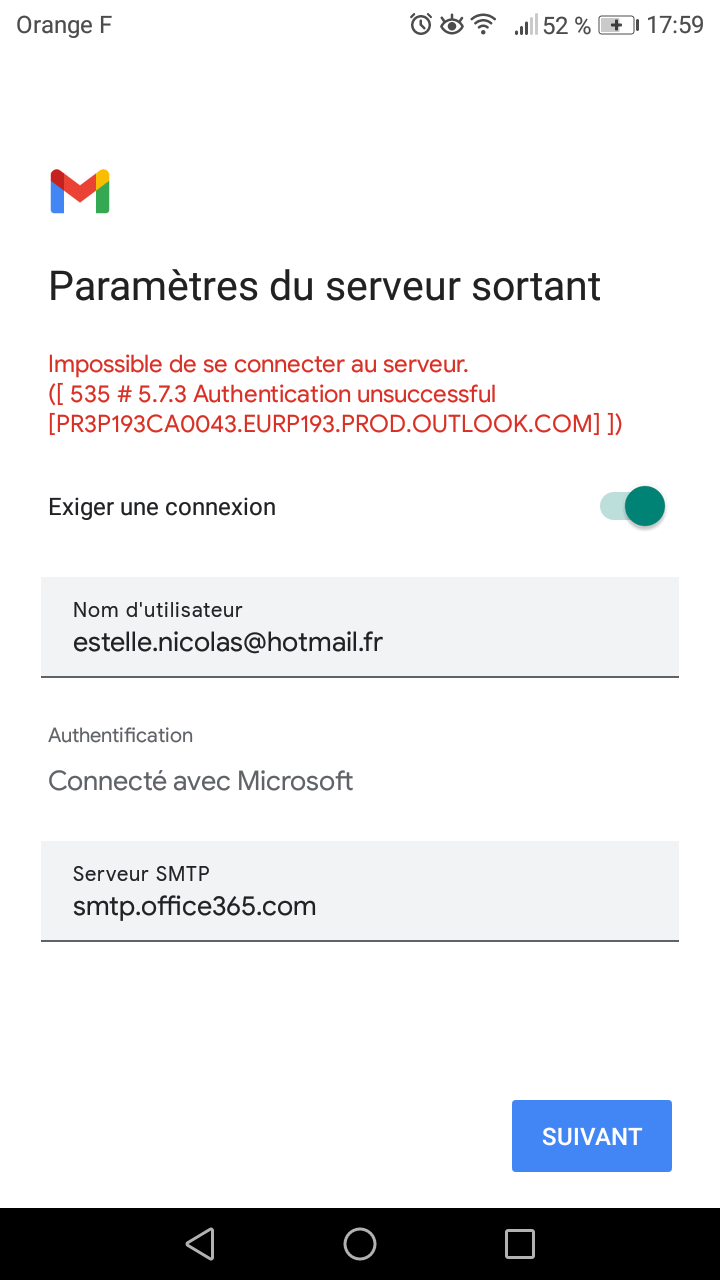 Qhdtv code can work on multi device. Configuration Compte Hotmail Depuis Appli Gmail Impossible Communaute Gmail