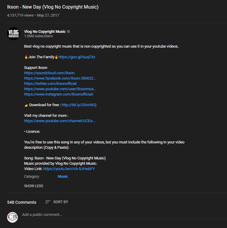 The music is free for everyone (even for commercial purposes). Background Copyright Music With Credit Owner Permission Use With Credit Youtube Community