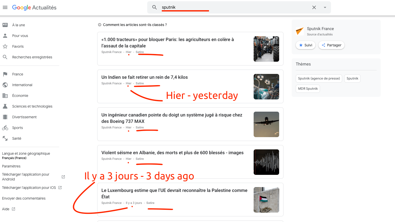 Informations complètes et à jour, compilées par google actualités à partir de sources d'actualités du monde entier. All Our Articles In Google News Mark With Label Satire Google Publisher Center Community