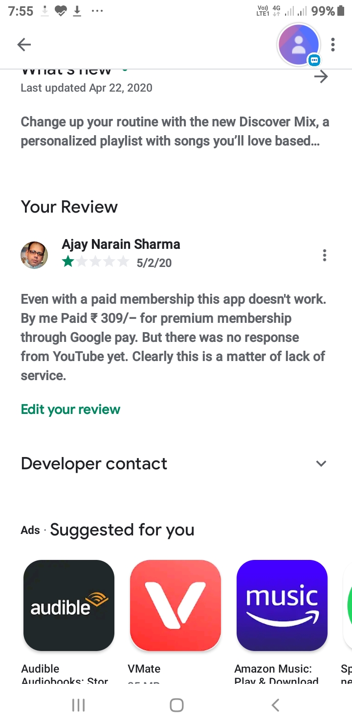 Billing is recurring and can be canceled at any time. Even With A Paid Membership This App Doesn T Work By Me Paid 309 For Premium Membership Through Youtube Music Community