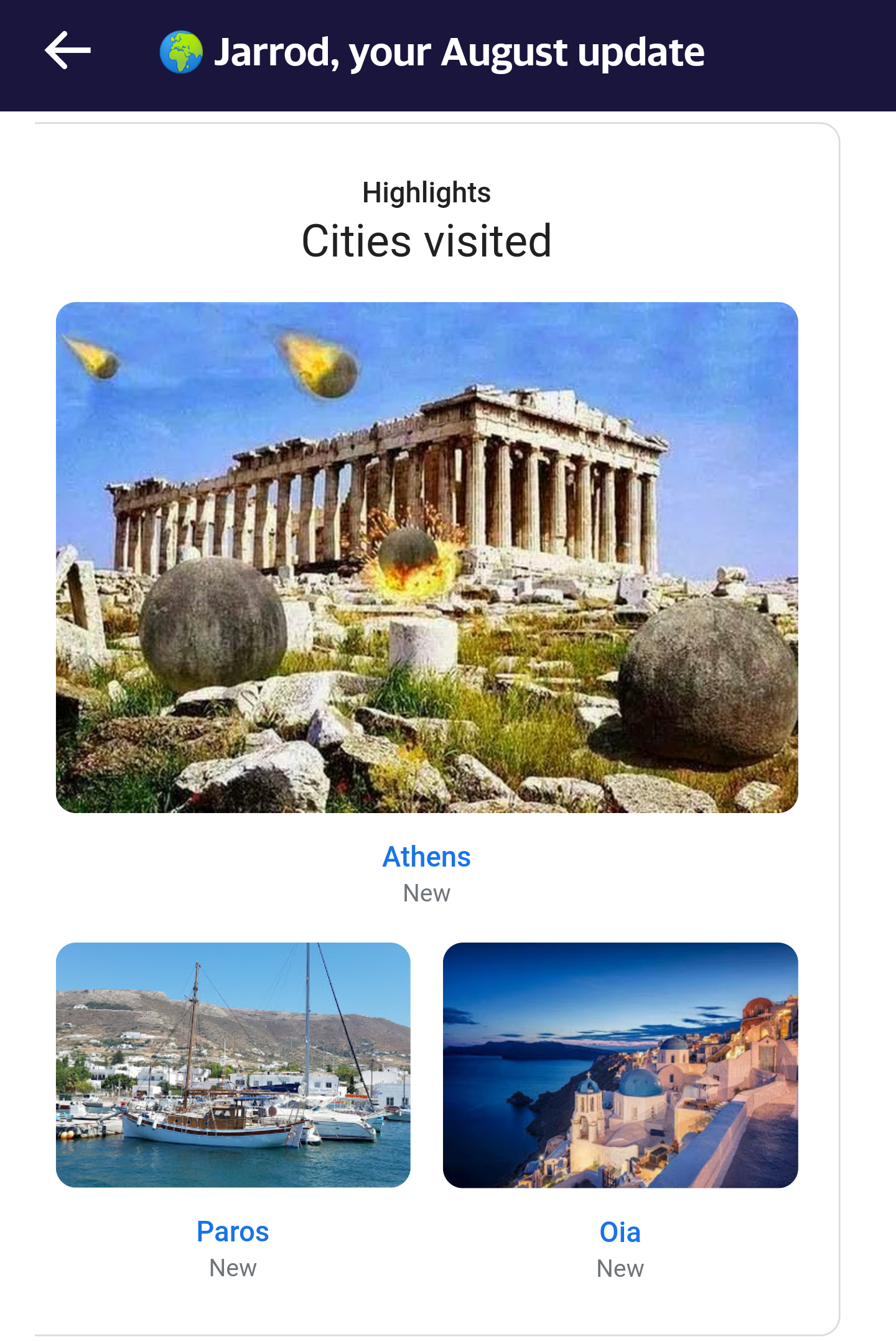 Maps from centuries past, paths of satellites whizzing by, global warming brought to life: Hero Image For Athens Google Maps Community