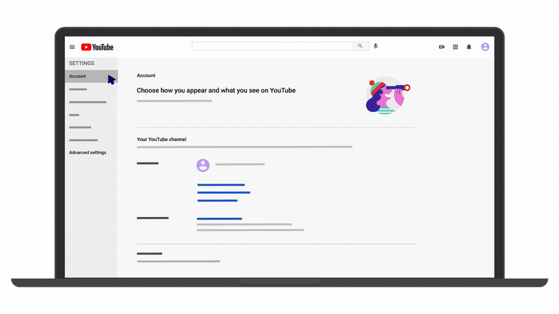 After signing up for youtube, signing in . Move Your Youtube Channel To Another Account Youtube Help