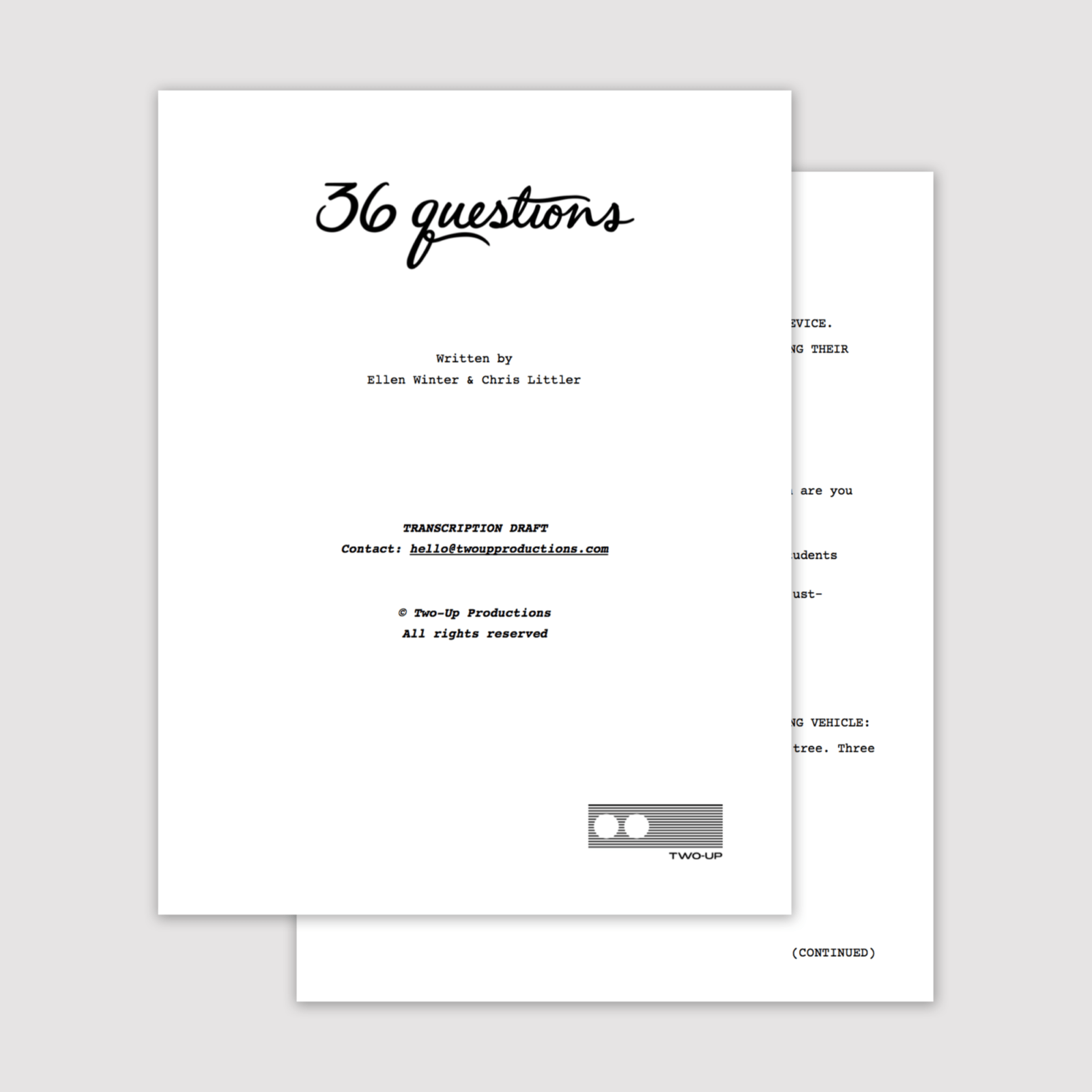 36 Questions Dxstream - Minimal Design Collection - Full HD Quality