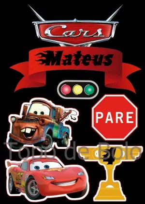 pic Topo De Bolo Carros Disney Para Imprimir topo de bolo para imprimir carros disney