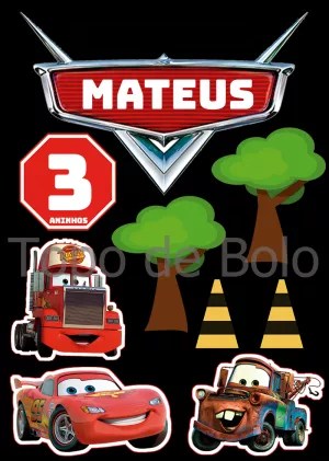 photo Topo De Bolo Carros Disney Para Imprimir topo de bolo para imprimir carros disney