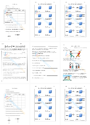 Balanced and unbalanced forces worksheets