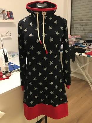 La Silla 34 54 Hoodiekleid Mit Riesenkapuze