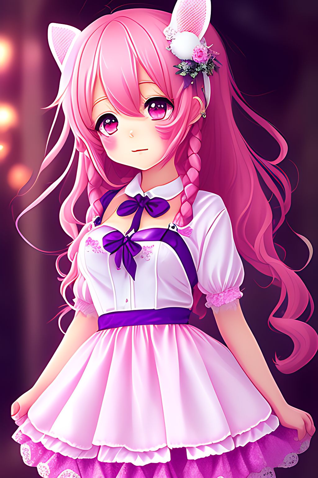Pesky-walrus811: the lovesick girl by kawacy, adorable anime, pink