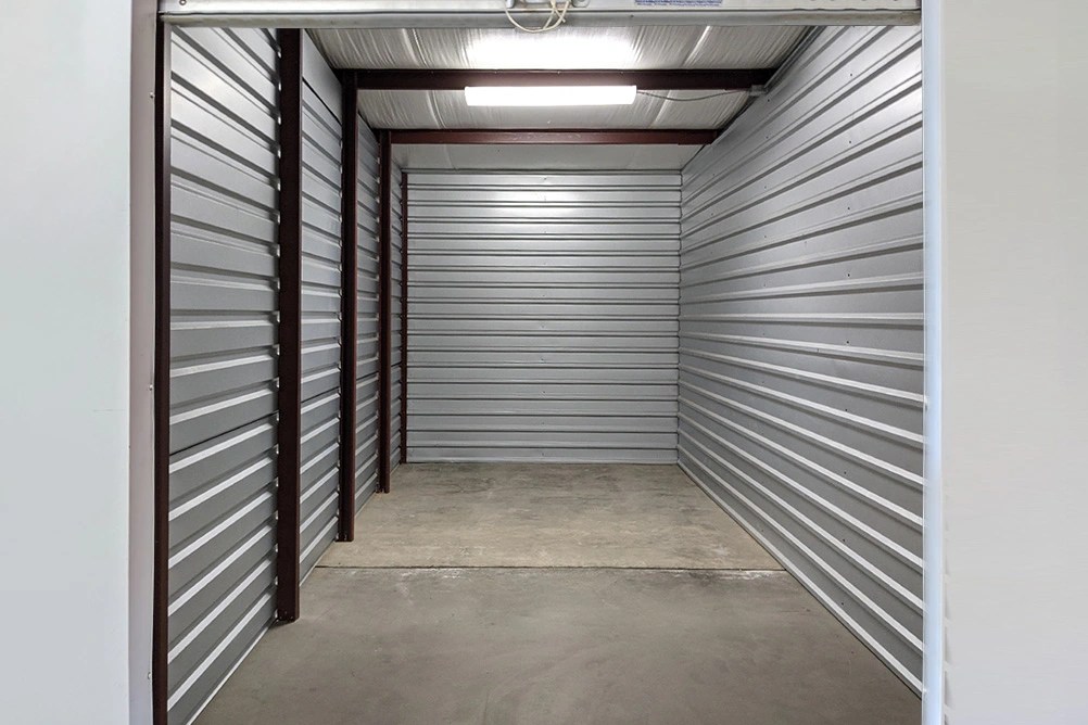 interior view of a 10'x20' storage unit