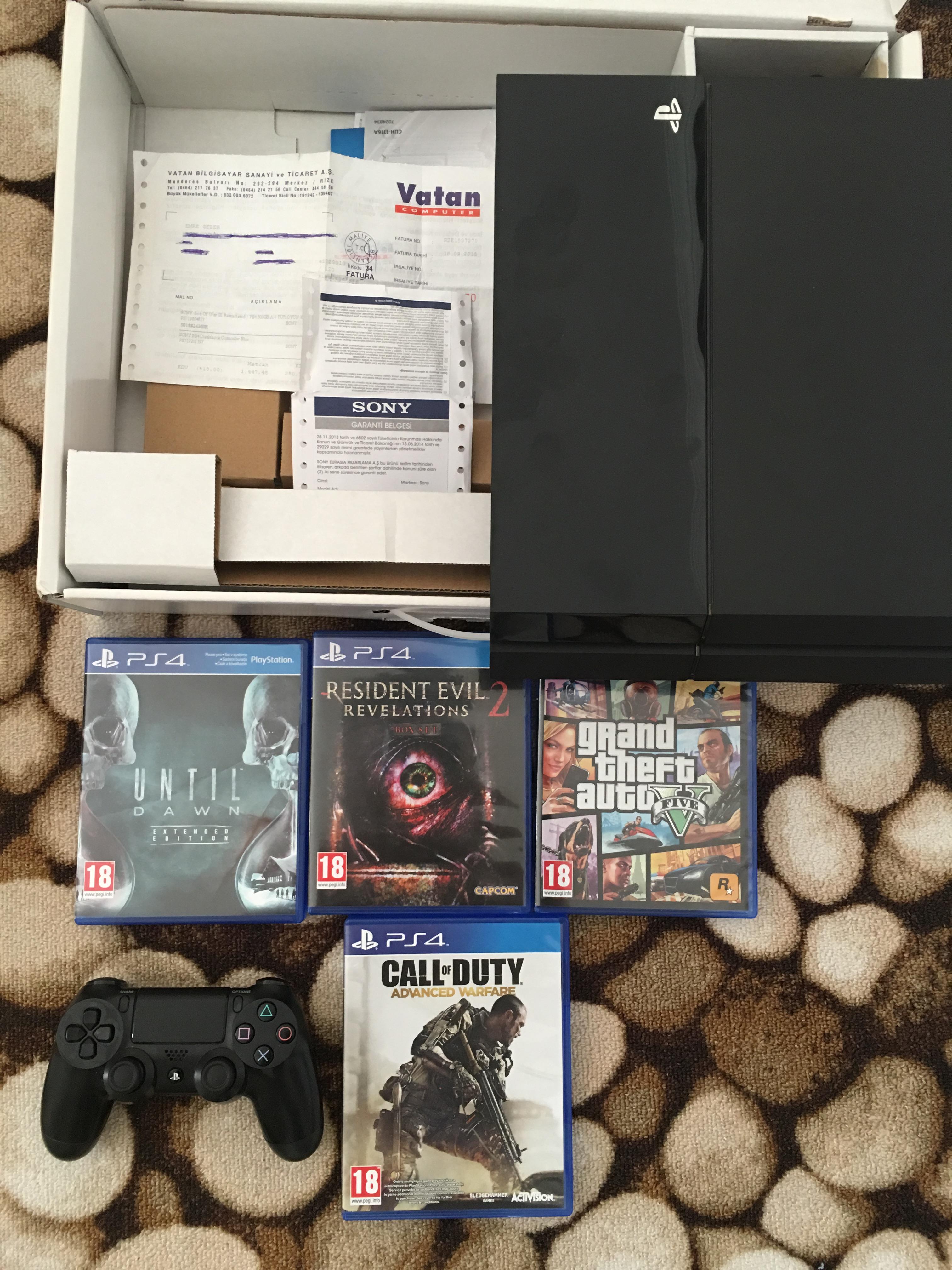 Kayseri Icinde Ikinci El Satilik Ps4 Slim 500gb Cift Kol