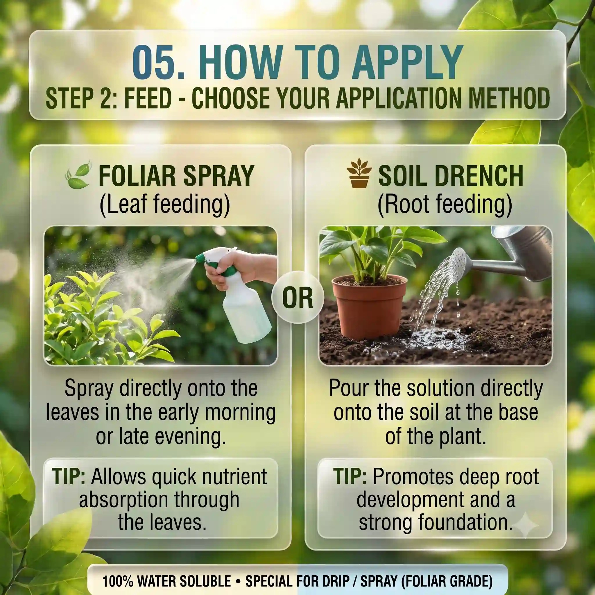 NPK 202020 Fertilizer How to apply
